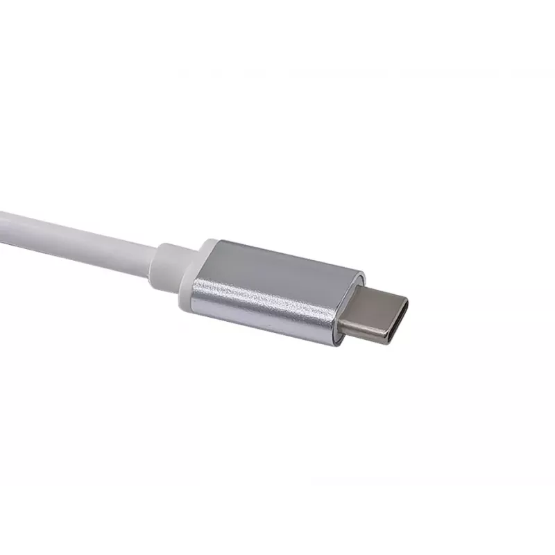 Equip USB-C į 3 prievadų USB 3.0 šakotuvas su Gigabit adapteriu, USB 3.2 Gen 1 Type-C, sidabrinis, aliuminis