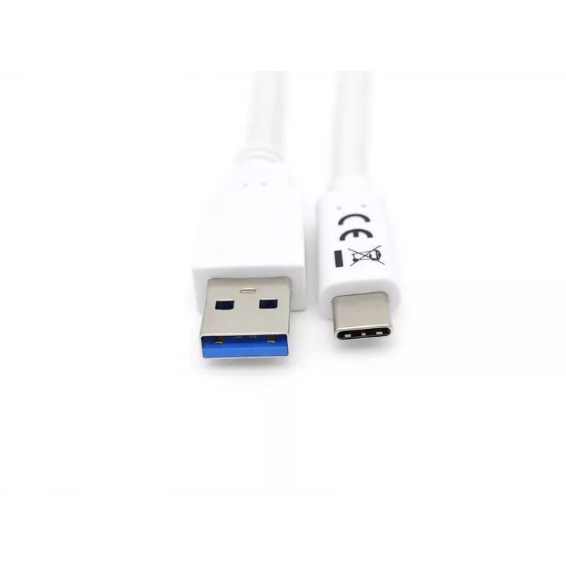 Equip USB 3.2 Gen 1 Type-C į A laidas, M/M, 1 m, USB A, USB C, USB 3.2 Gen 1 (3.1 Gen 1), 5 Gbit/s, Baltas