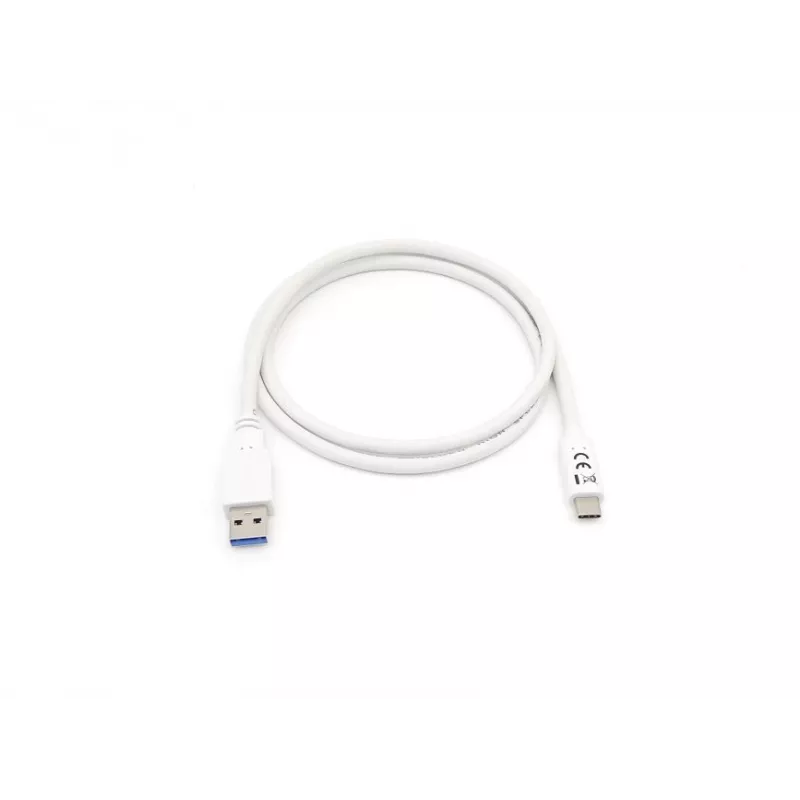 Equip USB 3.2 Gen 1 Type-C į A laidas, M/M, 1 m, USB A, USB C, USB 3.2 Gen 1 (3.1 Gen 1), 5 Gbit/s, Baltas