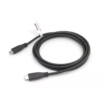 Equip USB 2.0 Type-C laidas, C į C, vyriškas/vyriškas, 2 m, juodas