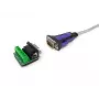 Equip USB-A į Serial RS-422/485 DB9 adapterio kabelis, pilkas, 1,5 m, USB Type-A, DB-9, vyriškas, vyriškas