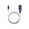 Equip USB-A į Serial RS-422/485 DB9 adapterio kabelis, pilkas, 1,5 m, USB Type-A, DB-9, vyriškas, vyriškas