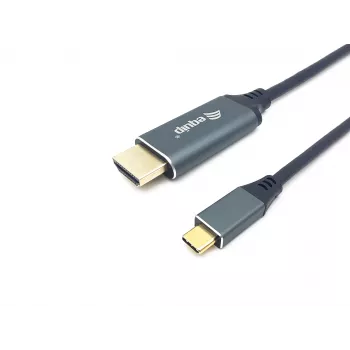 Equip USB-C į HDMI laidas, M/M, 1,0 m, 4K/60Hz