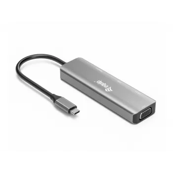 Equip USB-C į HDMI/DisplayPort/VGA/USB adapteris, 4-in-1, 4K