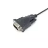 Equip USB-C į Serial DB9 kabelis M/M 1,5 m juodas