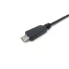 Equip USB-C į Serial DB9 kabelis M/M 1,5 m juodas