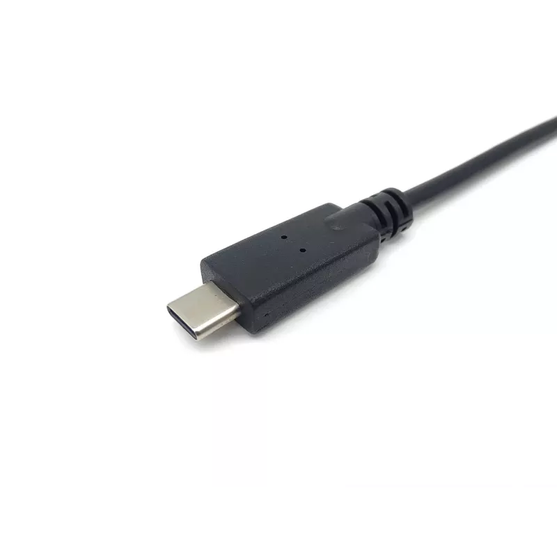 Equip USB-C į Serial DB9 kabelis M/M 1,5 m juodas