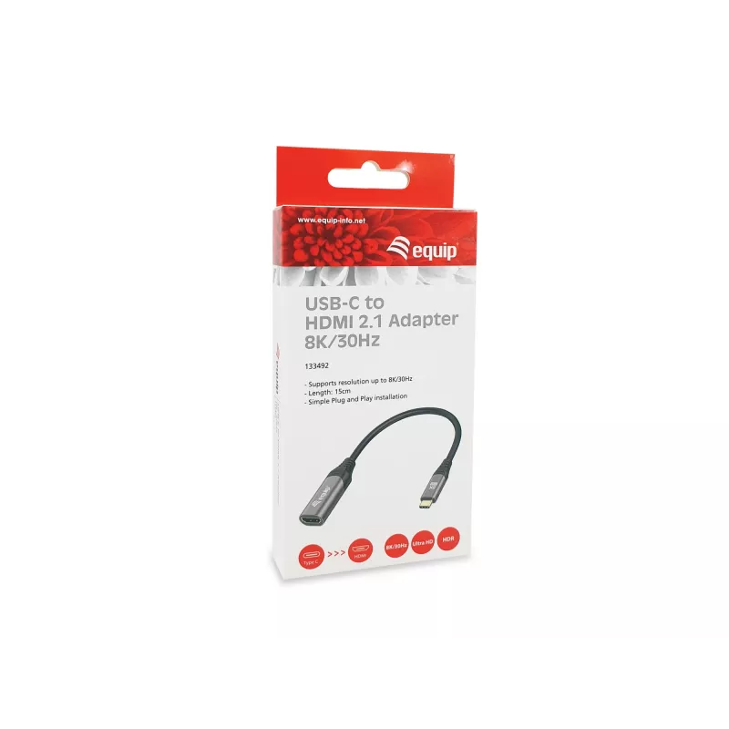 Equip USB-C į HDMI 2.1 adapteris 8K 30Hz 0,15m