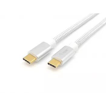 Equip USB 3.2 Gen 2 C į C laidas, vyriškas/vyriškas, 2,0 m, 5 A, PD 100 W, 4K/60 Hz, 10 Gbps