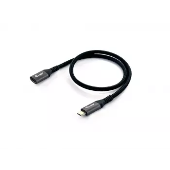 Equip USB 3.2 Gen 2 C į C prailginimo kabelis, M/F, 0.5m, 4K/60Hz, 10Gbps