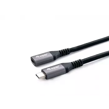Equip USB 3.2 Gen 2 C į C prailginimo kabelis, M/F, 0.5m, 4K/60Hz, 10Gbps