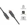 Equip USB-C į C aktyvus optinis kabelis, vyriškas/vyriškas, 5,0 m, PD 60W, 4K/60Hz, 10Gbps, vaizdas+duomenys+PD