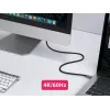 Equip USB-C į C aktyvus optinis kabelis, vyriškas/vyriškas, 5,0 m, PD 60W, 4K/60Hz, 10Gbps, vaizdas+duomenys+PD