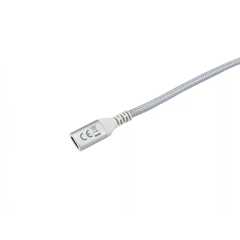 Equip USB 3.2 Gen 2 C į C ilginimo laidas, 1,0 m, M/F, 4K/60Hz, 10Gbps, baltas