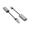 Equip 133495 USB-C / USB-A prie 2,5 Gigabit Ethernet tinklo adapteris