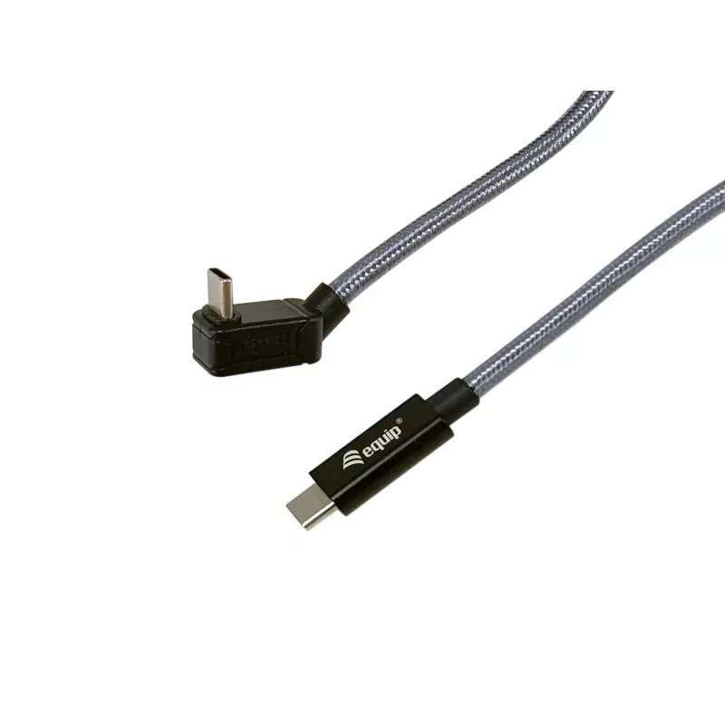 Equip USB 3.2 Gen 2x2 C to C laidas, 1,0 m, juodas, M/M, PD240W, 4K/60Hz, 20 Gbps