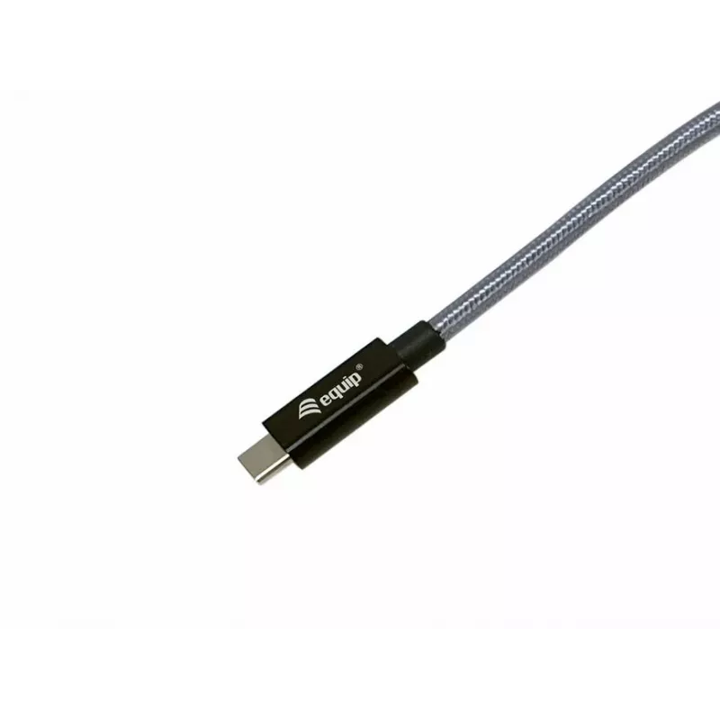 Equip USB 3.2 Gen 2x2 C to C laidas, 1,0 m, juodas, M/M, PD240W, 4K/60Hz, 20 Gbps
