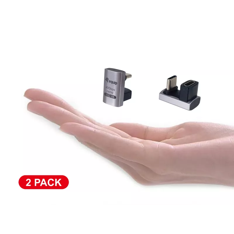 USB 4 C-C adapteris Equip 133477 40Gbps PD 240W 2 vnt. pakuotė