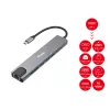 Equip USB-C 8 in 1 universalus adapteris, laidinis, USB Type-C, 100 W, 1000 Mbit/s, 1000BASE-T, IEEE 802.3ab