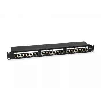 Equip 24 prievadų ekranuotas Cat6 skydas, šviesiai pilkas