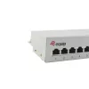 Equip 12 prievadų Cat.6 stalinis pataisos skydas, šviesiai pilkas, 10/100/1000Base-T(X), Gigabit Ethernet, 1000 Mbit/s, RJ-45, Cat6, 1U