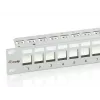 Equip 24 prievadų Keystone Cat.6 ekranuotas pataisos skydelis, šviesiai pilkas