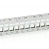 Equip 24 prievadų Keystone Cat.6 ekranuotas pataisos skydelis, šviesiai pilkas