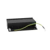 Equip 326621 8 prievadų 10G patch panelis, juodas, metalinis