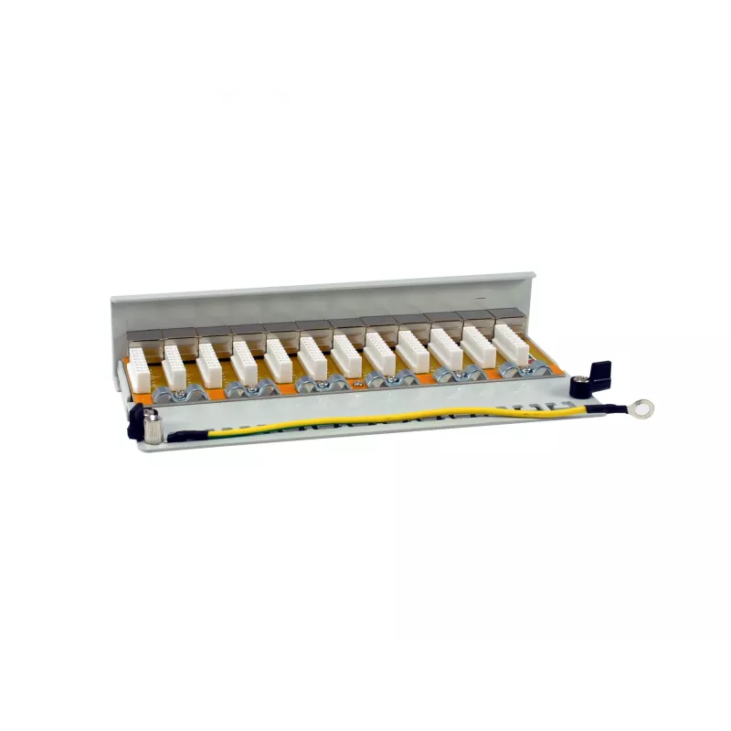 Equip 326522 12 prievadų metalinis 10GBase-T pataisų skydelis