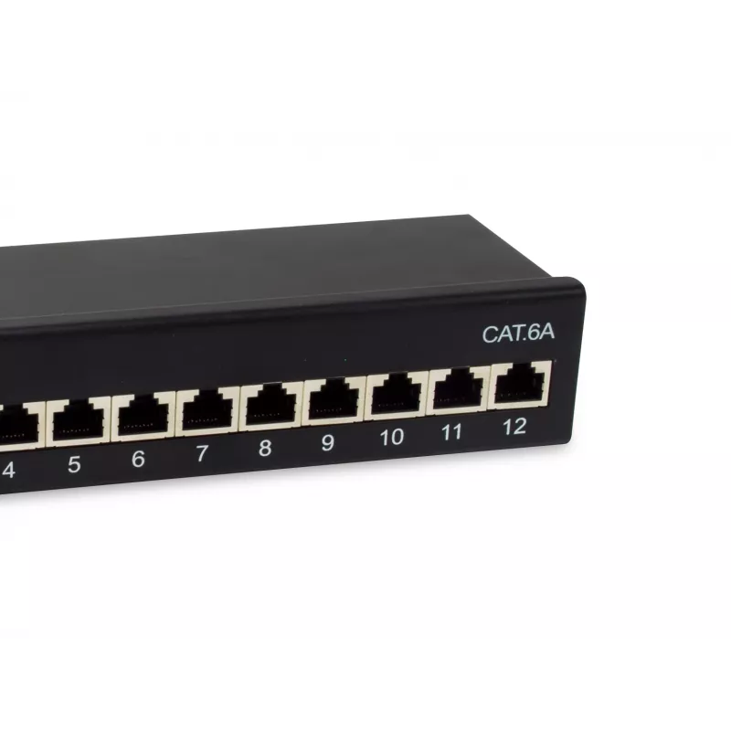 Equip 326622 skydinė panelė 12 prievadų 10GBase-T metalinė