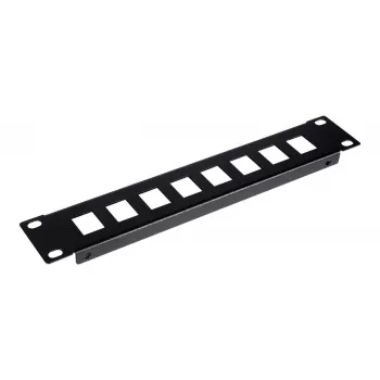 Equip EZKP-10-B tuščias keystone skydelis 19 inch 1U