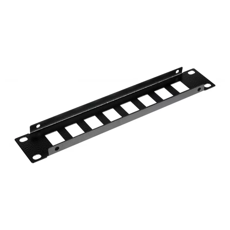 Equip EZKP-10-B tuščias keystone skydelis 19 inch 1U