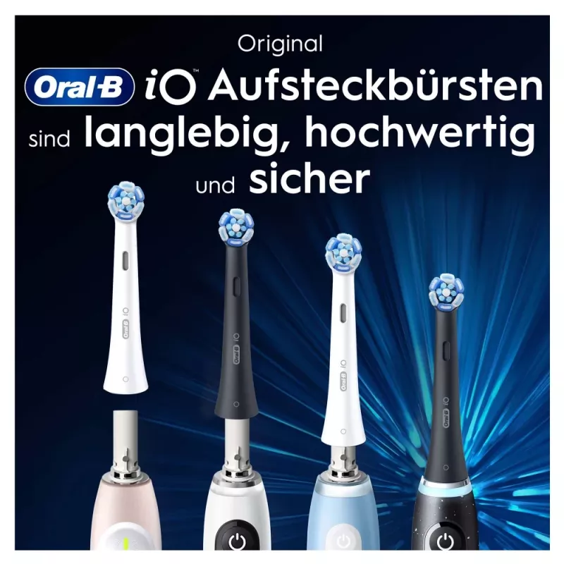 Šepetėlių antgaliai Oral-B iO Ultimate Clean, balti, 2 vnt.