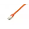 Equip Cat.6A Platinum S/FTP Patch Cable, 1.0m, Oranžinis