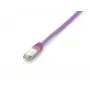 Equip Cat.6A Platinum S/FTP Patch Cable, 20m, Violetinė
