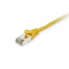 Equip Cat.6A S/FTP Patch Cable, 0,5 m, geltona