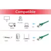 Equip Cat.6A S/FTP Patch Cable, 30m, Žalias