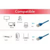 Equip Cat.6A F/FTP Slim Patch Cable 7,5m mėlyna