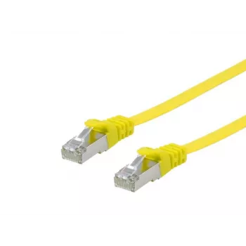 Equip Cat.6A U/FTP plokščias pataisos kabelis RJ-45 0,5 m geltonas