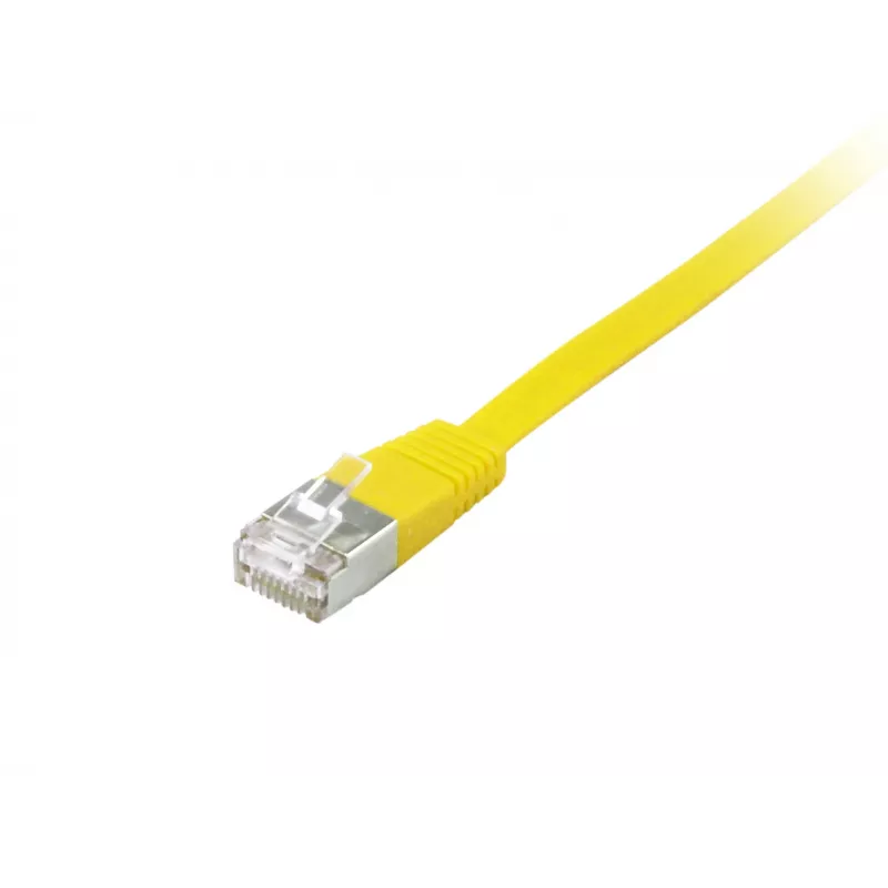Equip Cat.6A U/FTP plokščias tinklo kabelis RJ-45 2 m geltonas