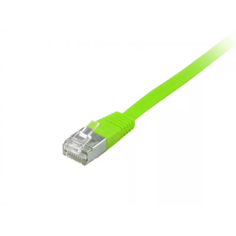Equip Cat.6A U/FTP plokščias tinklo kabelis RJ-45 5 m žalias