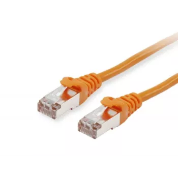Tinklo kabelis Equip Cat.6A S/FTP RJ-45 0,15 m Oranžinis