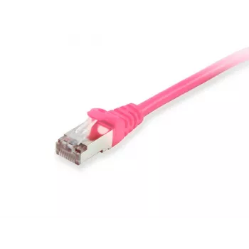 Pataisinis kabelis Equip Cat.6 S/FTP RJ-45 10m rožinis