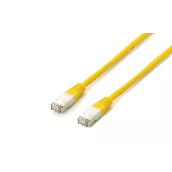EQUIP Cat.6A Platinum S/FTP RJ-45 0,5 m geltonas tinklo kabelis