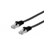Equip Cat.6A U/FTP plokščiasis patch kabelis RJ-45 3,0 m juodas