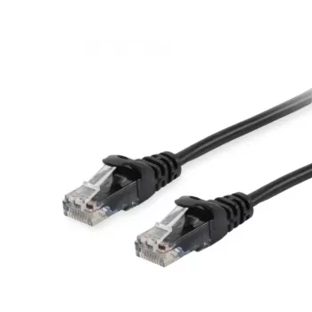 Equip Cat.6A U/UTP Patch Cable, 1,5 m, juoda