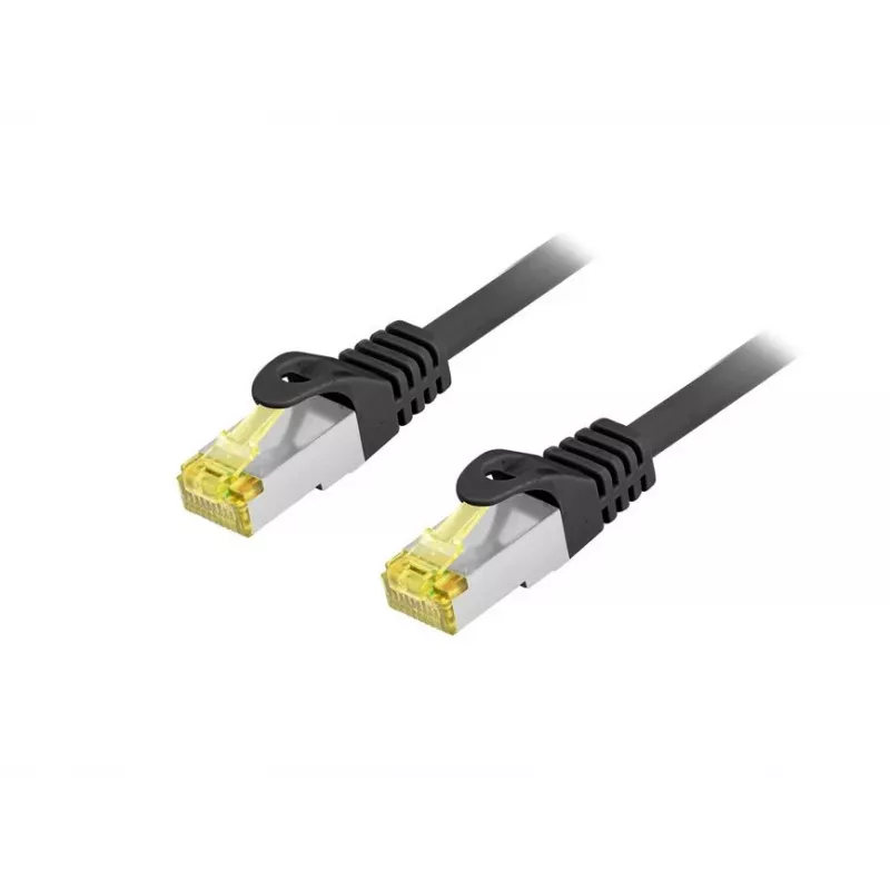 Tinklo jungiamasis kabelis EQUIP Cat.6A S/FTP lauko, 15 m, juodas, RJ-45 į RJ-45, 10 Gbps
