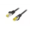 Tinklo jungiamasis kabelis EQUIP Cat.6A S/FTP lauko, 15 m, juodas, RJ-45 į RJ-45, 10 Gbps
