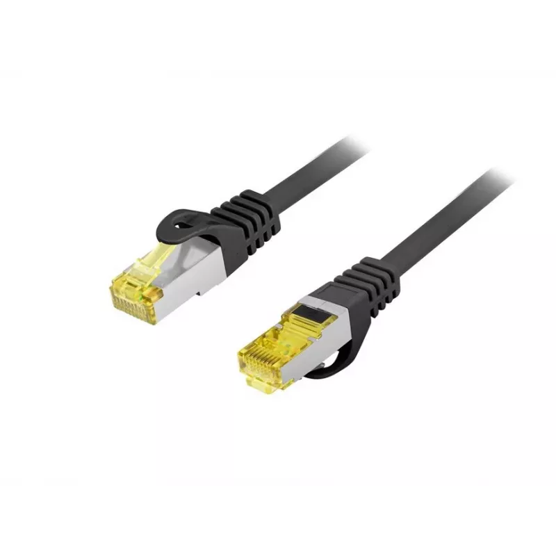 Tinklo jungiamasis kabelis EQUIP Cat.6A S/FTP lauko, 15 m, juodas, RJ-45 į RJ-45, 10 Gbps