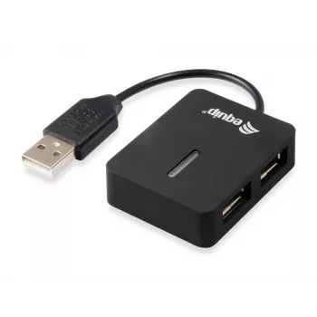 Equip 128952 USB 2.0 sąsajos stotelė 4 prievadai juoda